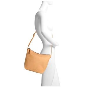 American Leather Co tan leather crossbody